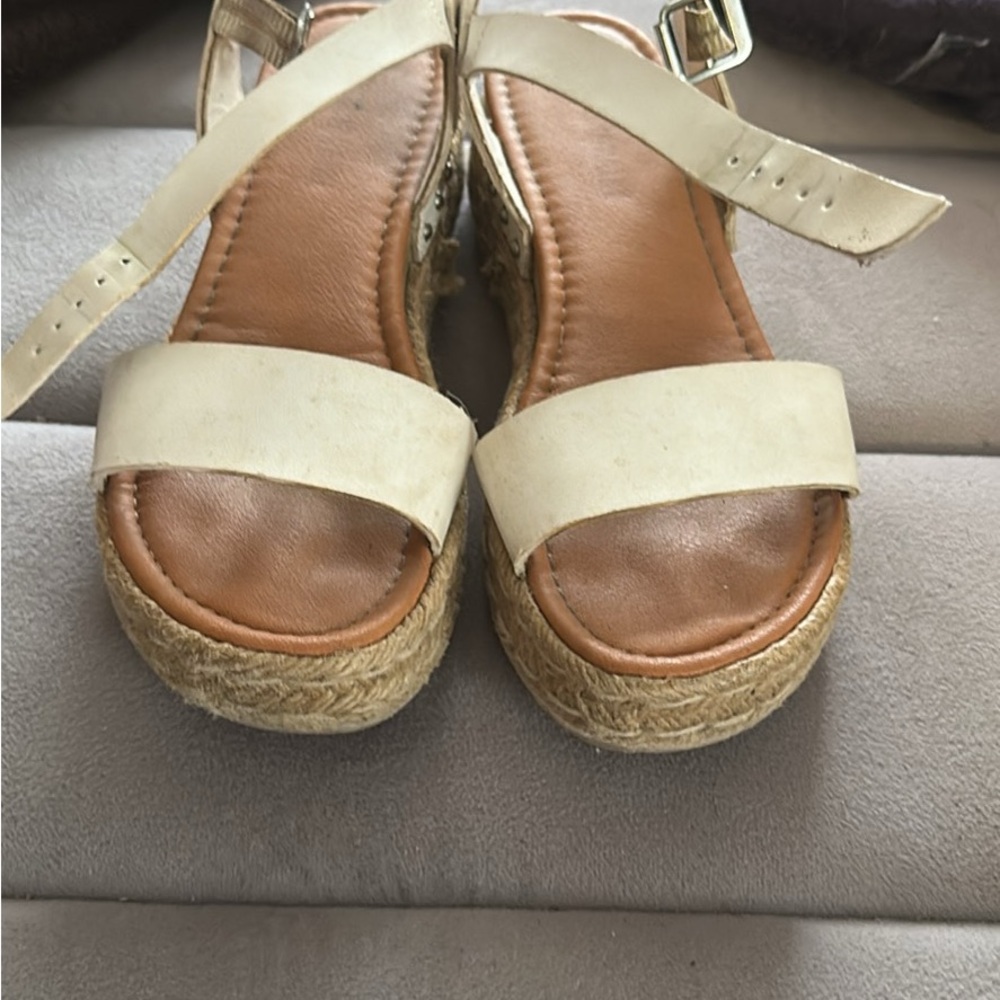 Melissa Cream Espadrille Sandals